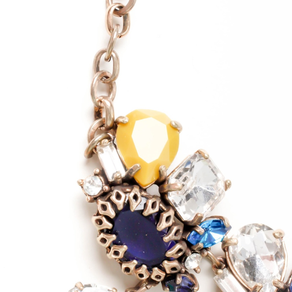 jcrew green stone statement necklace - Picture 5 of 8